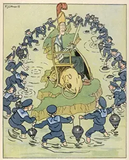 Britannia with her Mines