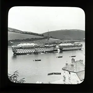 Dartmouth Prints: Britannia Royal Navy College Training Ship, Dartmouth, Devon