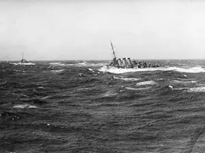 British 3rd Light Cruiser Squadron at sea, WW1