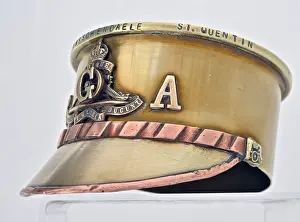 British 4 5 Howitzer shell case base - Army Service cap