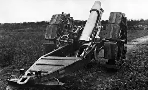 Inch Prints: British 6 inch Howitzer used during WW1