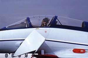 British Aerospace EAP ZF534 cockpit Farnborough 1986