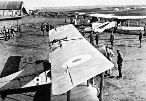 British airfield somewhere in Europe - WW1