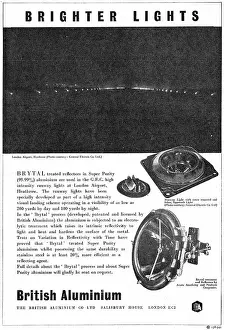 Runway Prints: British Aluminium. Runway Lighting Brytal Reflectors