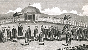 Images Dated 14th January 2011: British Ambassador meeting Emperor Chien Lung