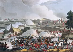 Jenkins Prints: British army in action at the Battle of Waterloo