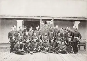 British army India, 1860s 101st Regiment Rawal Pindi 1864