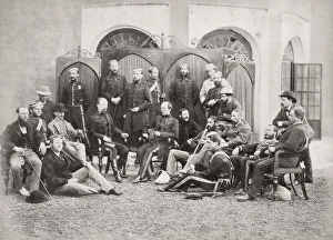 Hussars Prints: British army in India, 4th Hussars, 1869
