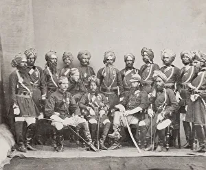 1864 Prints: British army in India, 9th Bengal Cavalry 1864