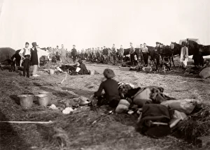 British army India, cavalry regiment, camp, c. 1880 s