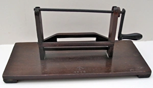 Images Dated 20th February 2012: British Army Issue puttee-winding machine