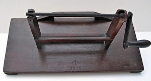 Puttee Collection: British Army Issue puttee-winding machine