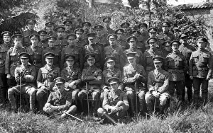 British army medical officers and staff, Western Front, WW1