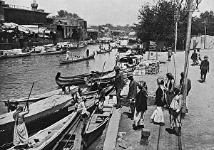 British Army in Mesopotamia, the creek at Basra, 1916