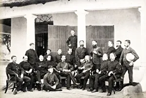 British army officers India 19thc., possibly 11th regiment o British army officers India 19thc., possibly 11th regiment o