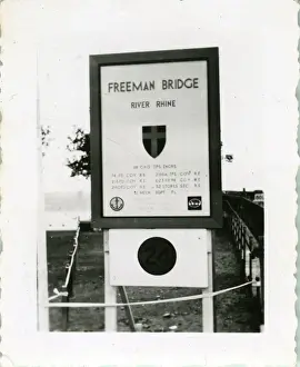British Army Royal Engineers building The Freeman Bridge