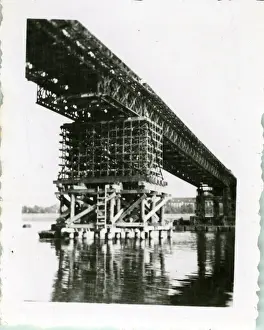 British Army Royal Engineers building The Freeman Bridge