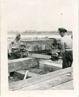 British Army Royal Engineers building The Freeman Bridge