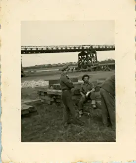 British Army Royal Engineers building The Freeman Bridge