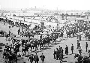 British Army troops at the Liverpool Landing Stage
