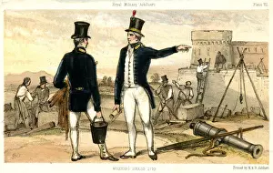 British artificers in working dress