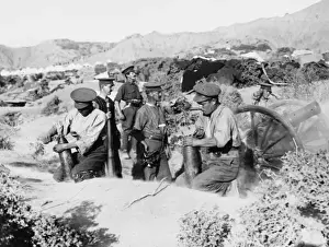 Gallipoli Prints: British artillery at Gallipoli WWI