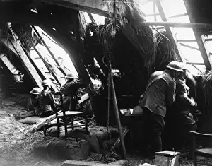 British artillery observation post