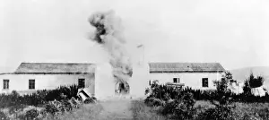 Cameroon Prints: British attack, Fort Dschang, Cameroon, Africa, WW1