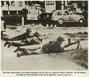 The British attack on rebels in the Sultanate of Brunei