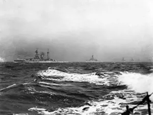 British battle cruisers HMS Lion, Princess Royal and Tiger