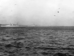 British battle cruisers HMS Queen Mary and HMS Tiger, WW1