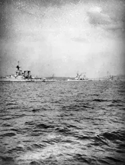 British battle cruisers HMS Tiger, Princess Royal and Lion