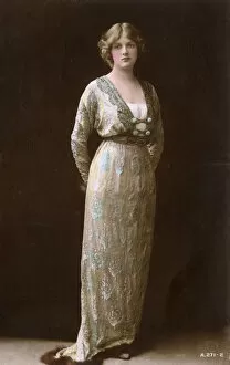 A British Beauty in a very fine dress