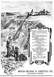 Asbestos Prints: British Belting & Asbestos. Asbestos