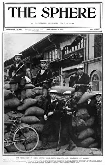 British blue jackets protecting British concession at Hankow