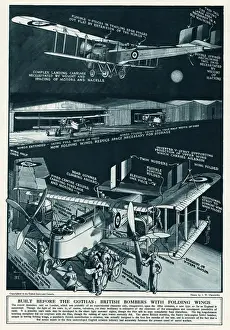 Fold Prints: British bombers with folding wings 1918