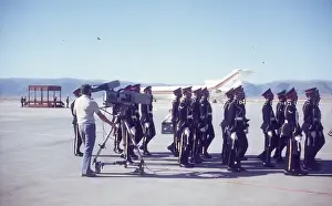 Jordan Prints: British camera man filming the Omani guards