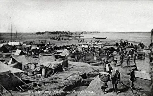 Encampment Prints: British Camp at Ali Gharbi, Iraq (Mesopotamia)