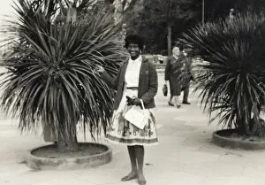 Arboretum Collection: British Caribbean woman in the Nottingham Arboretum