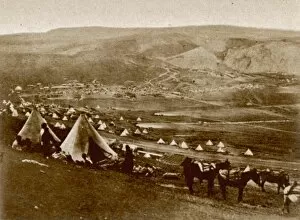 The British Cavalry Camp at Balaklava, Crimean War, 1854
