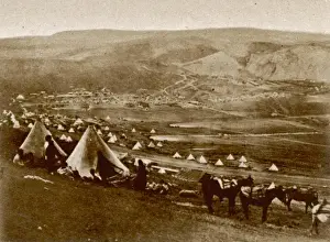 Balaklava Prints: The British Cavalry Camp at Balaklava, Crimean War, 1854