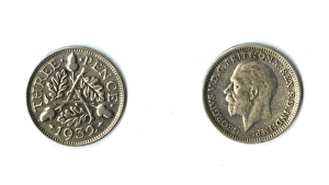 Coin Gallery: British coin, George V silver threepenny bit