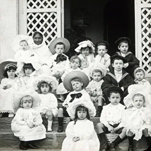 Nanny Prints: British colonial children in India with Indian nanny