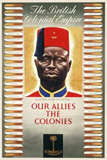 African Gallery: British Colonial Empire Poster