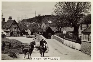 Images Dated 24th March 2016: British Countryside - The Bridge at Eynsford, Kent