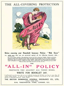Policy Collection: British Dominions General Insurance Advertisement