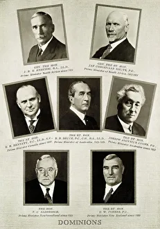 Ministers Prints: British Dominions leaders during the reign of King George V