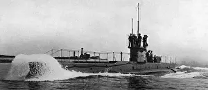 Largest Prints: British E class submarine, WW1