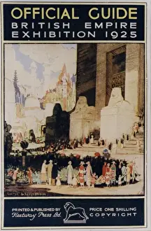 British Empire Exhibition guide 1925 lions at steps