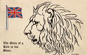 Lettering Gallery: The British Empire - Mane of the Lion names the territories